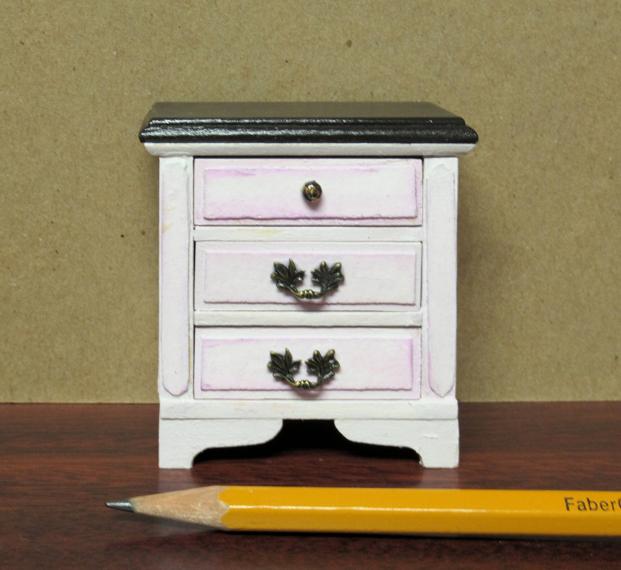 Rustikale französische Land Truhe 3 Schubladen. Antike weiße | Etsy