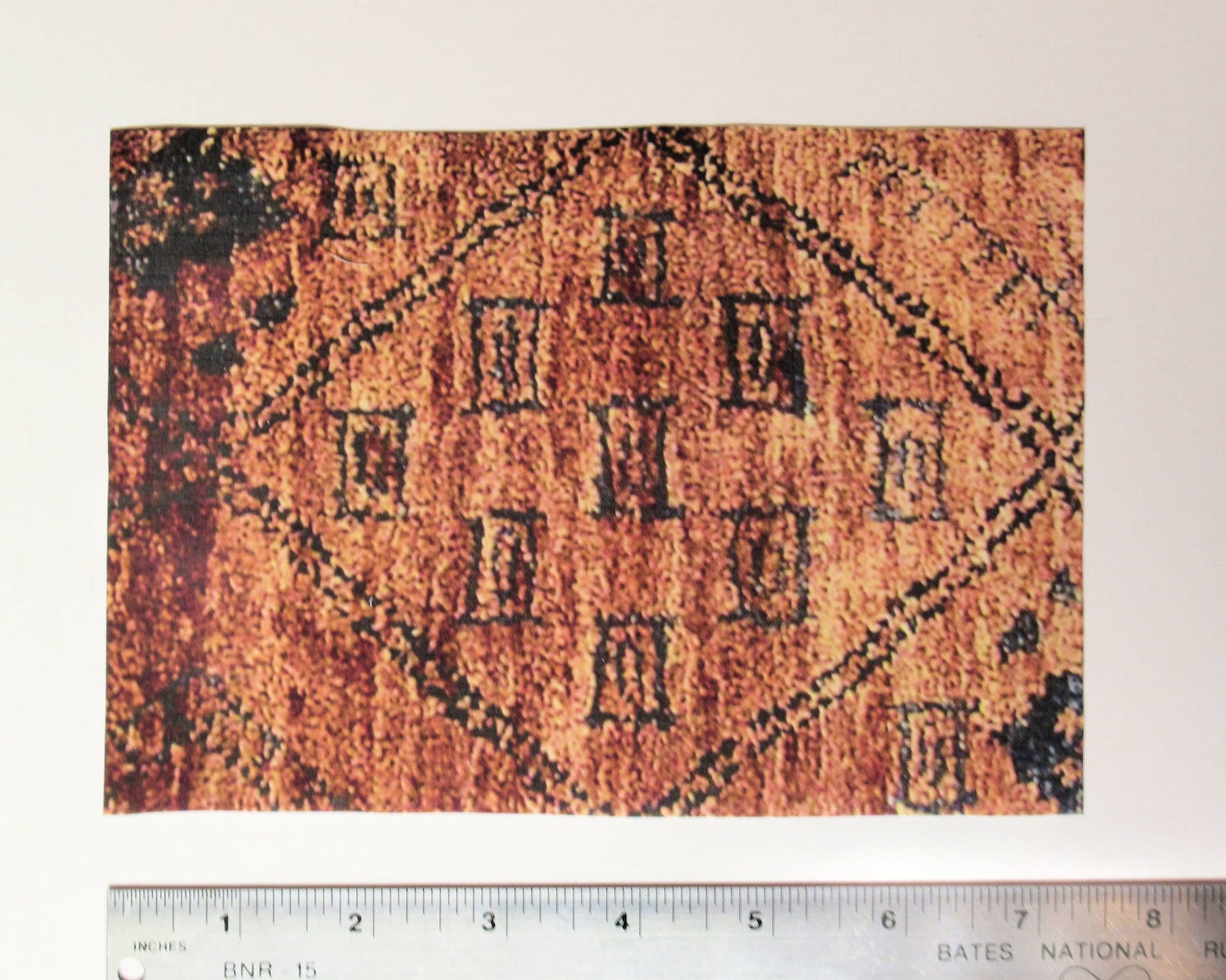 Zuni pattern 5.25 x 7.25 Southwestern rug. Black Etsy