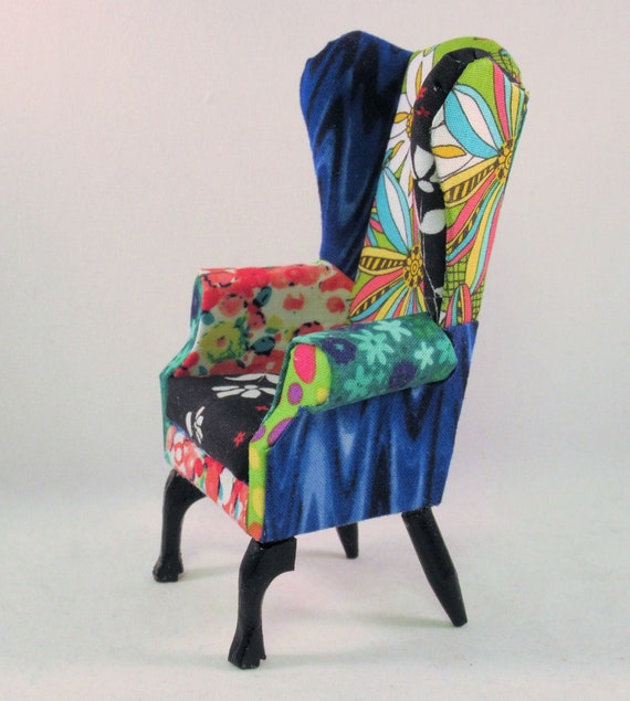 patchwork chair in emmerdale
