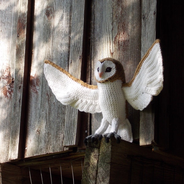 Crochet Barn Owl Pattern (PDF)