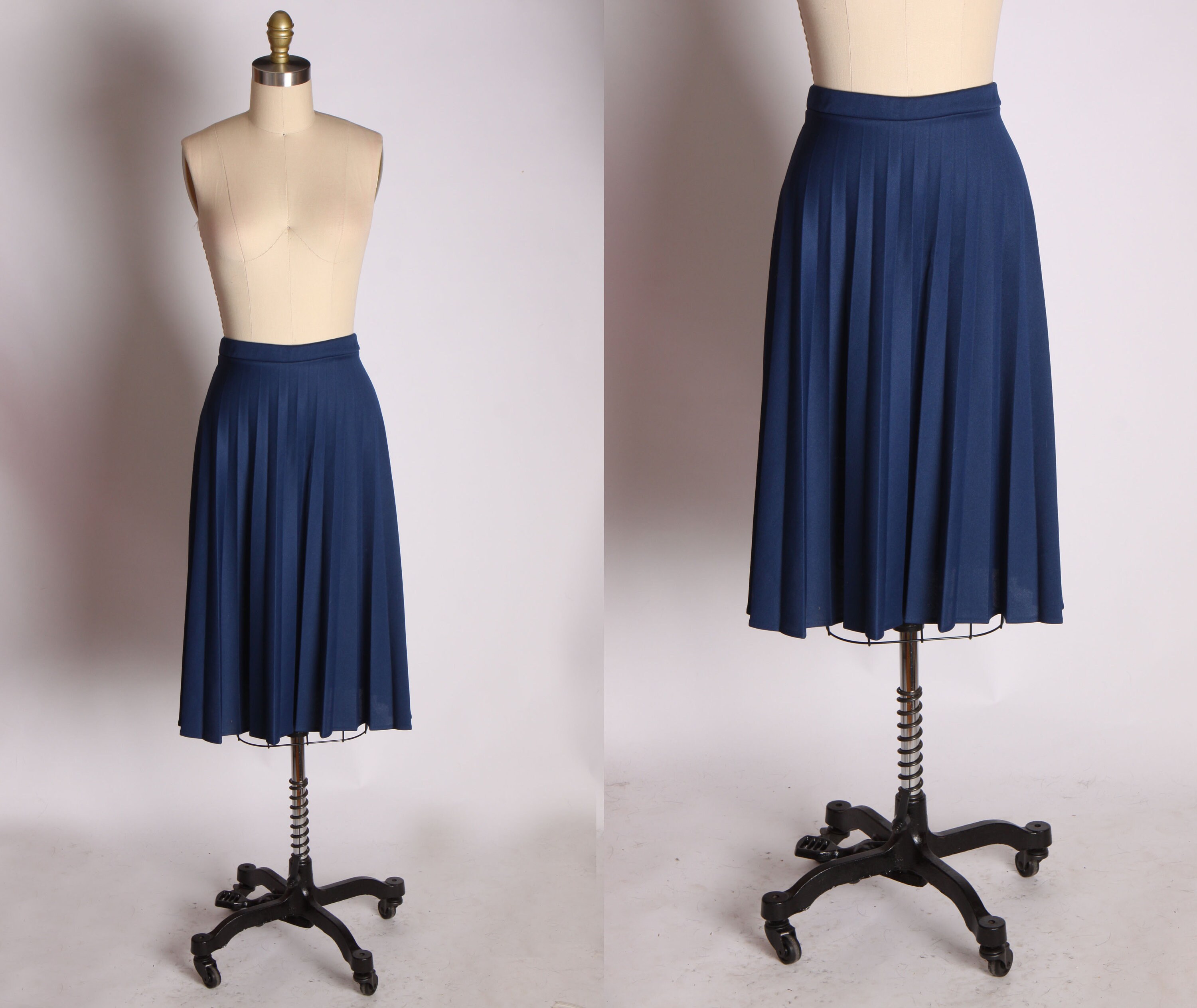 navy blue polyester pants