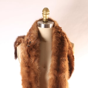 1950s Dreiteiliger brauner Nerzpelz dreiteiler