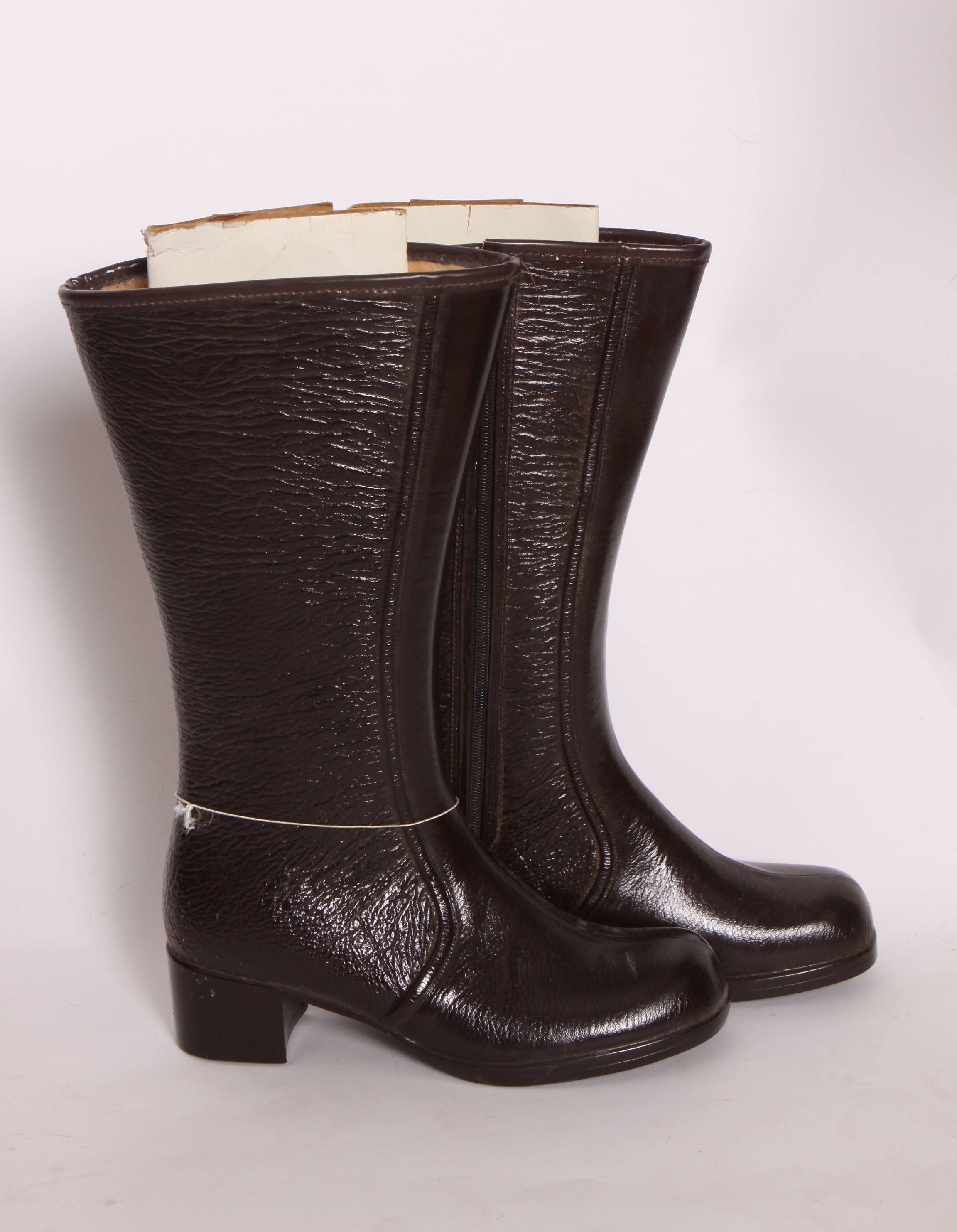 wide calf chocolate brown boots