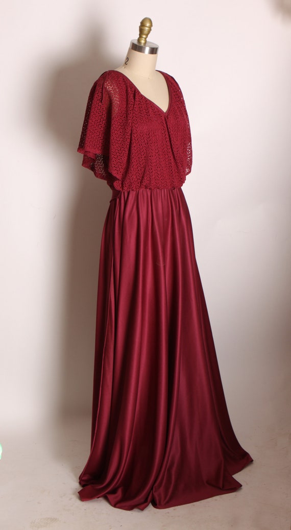 Lace Overlay Bodice Maxi