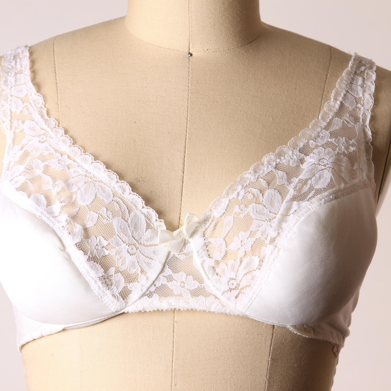 Leather Half Cup Bra Set