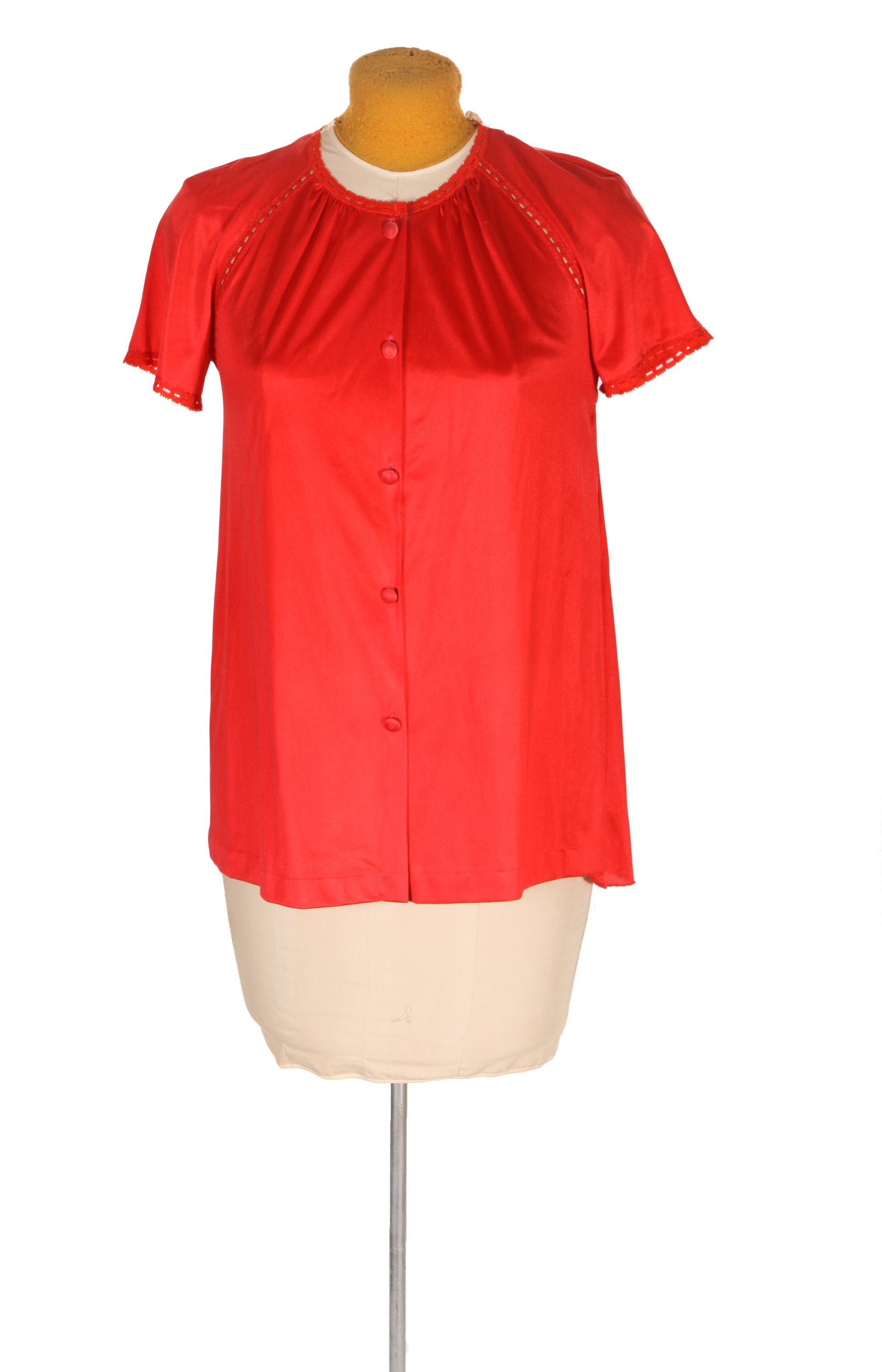 button down pajama top