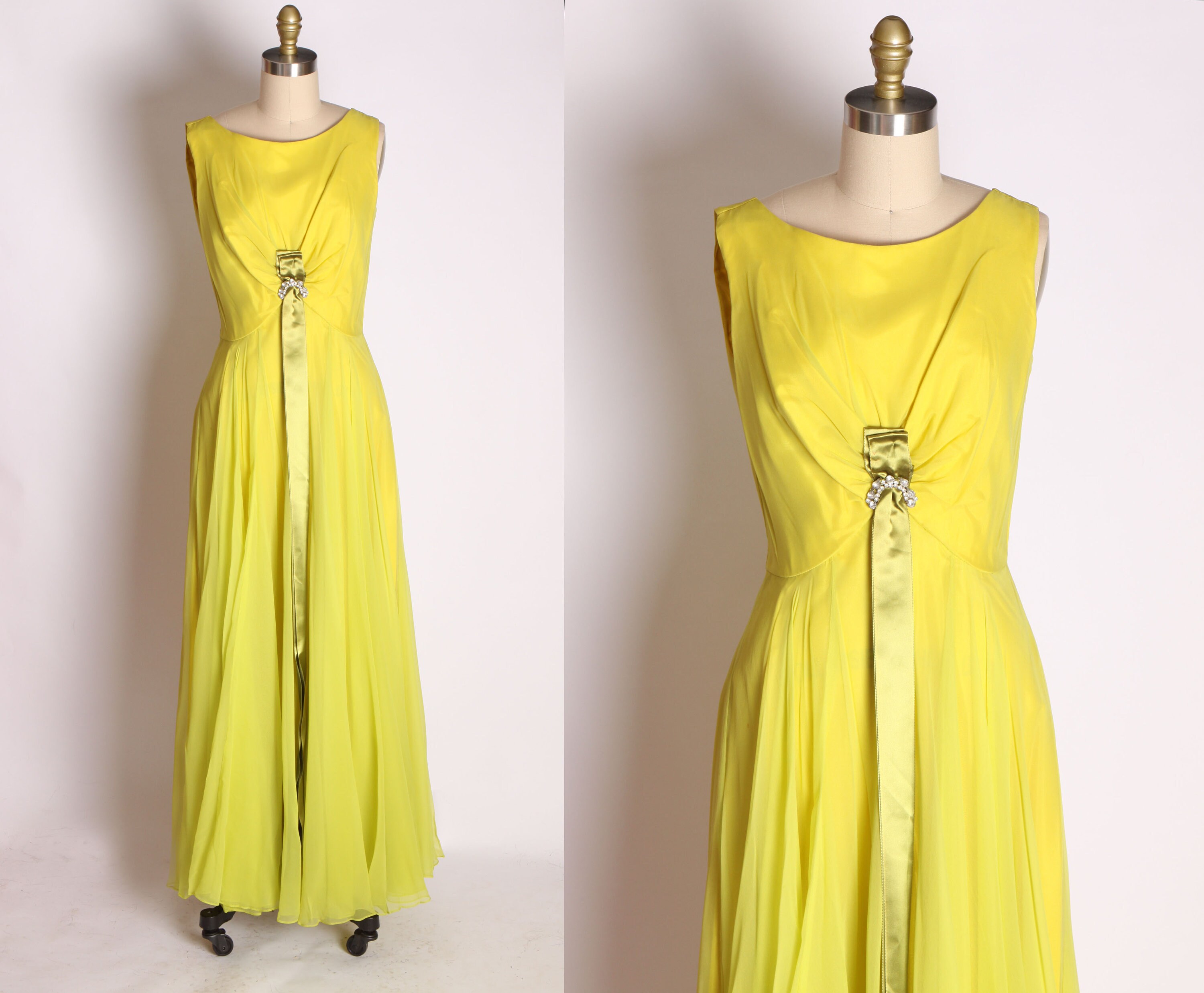 chartreuse cocktail dress