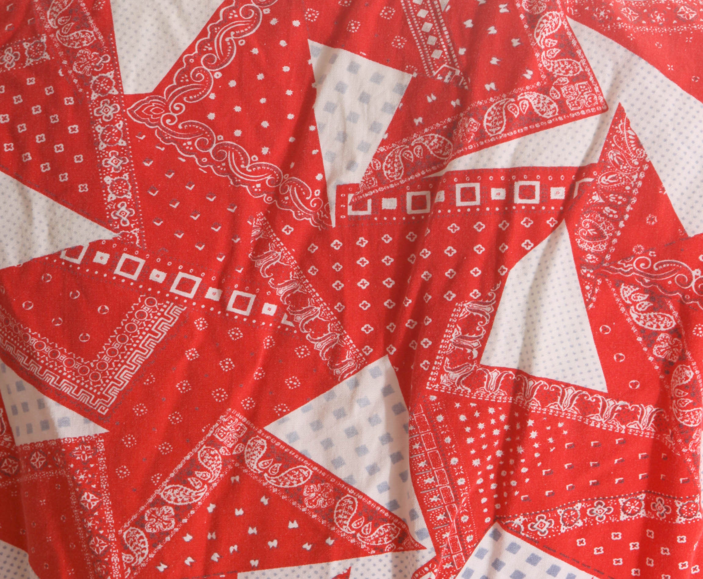 red bandana button down