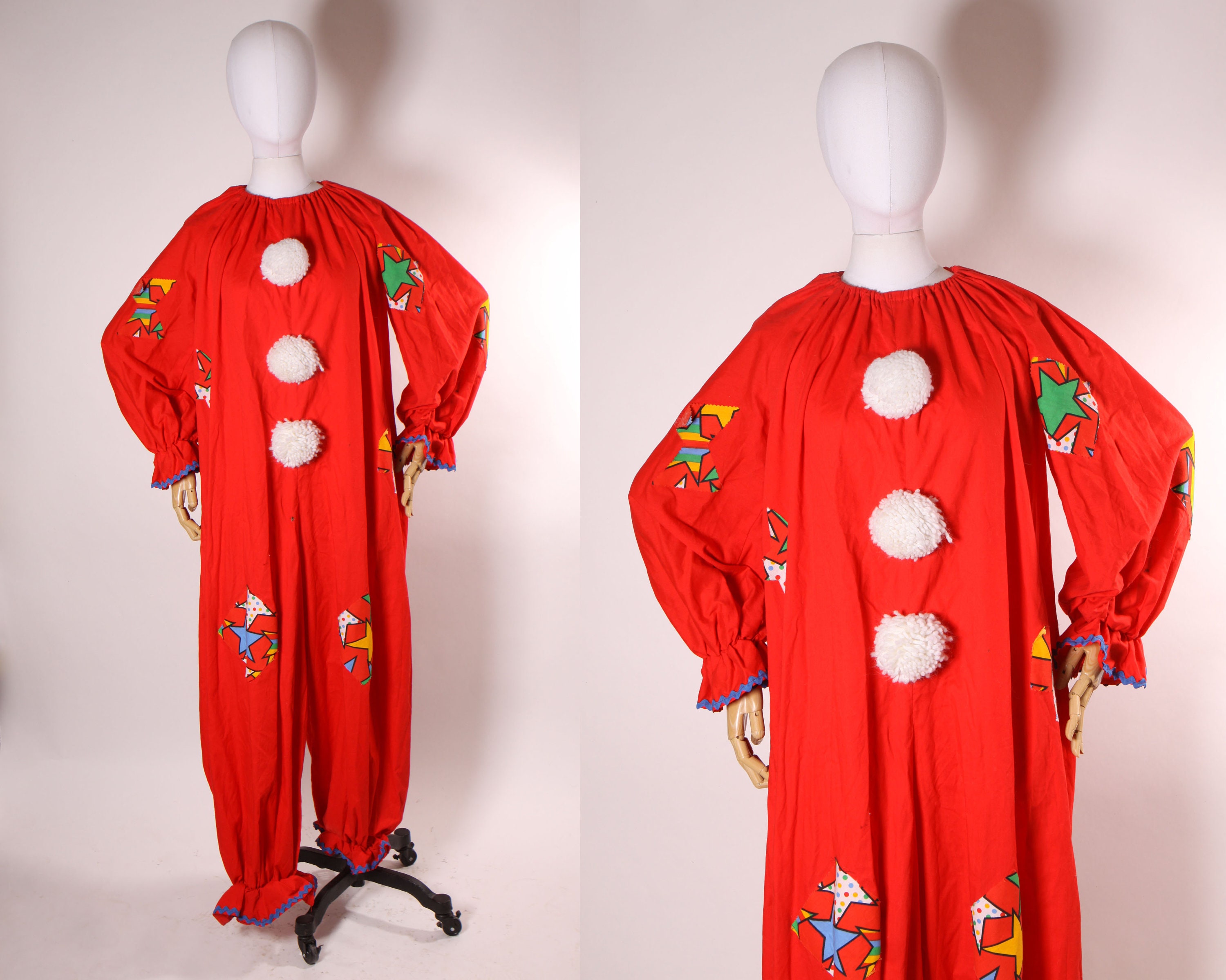 7162 Simplicity 70's Unisex Funky Clown Costumes Pattern Sz.6-8
