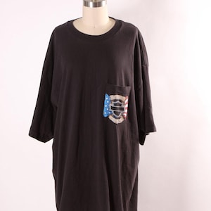 Zwart jaren 90 Harley Davidson T-shirt met korte mouwen en korte mouw, grote maat van Harley Davidson -2XL