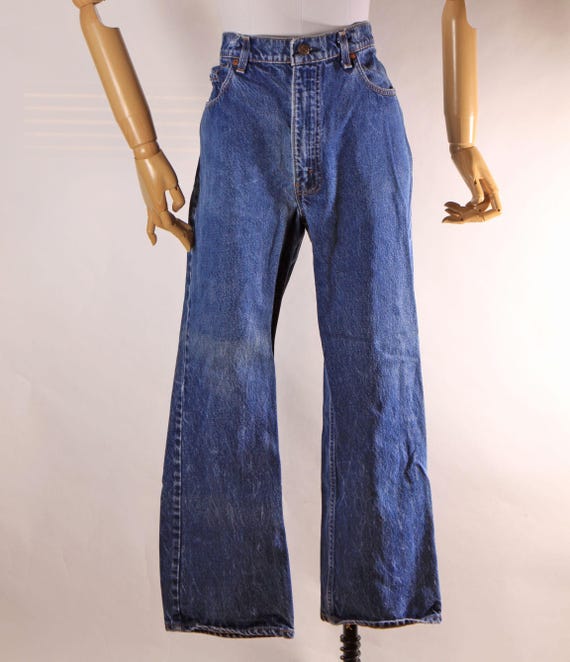 1980s Blue Denim 517 Mens Red Tab Jeans by Levi's - 36x29 - Etsy