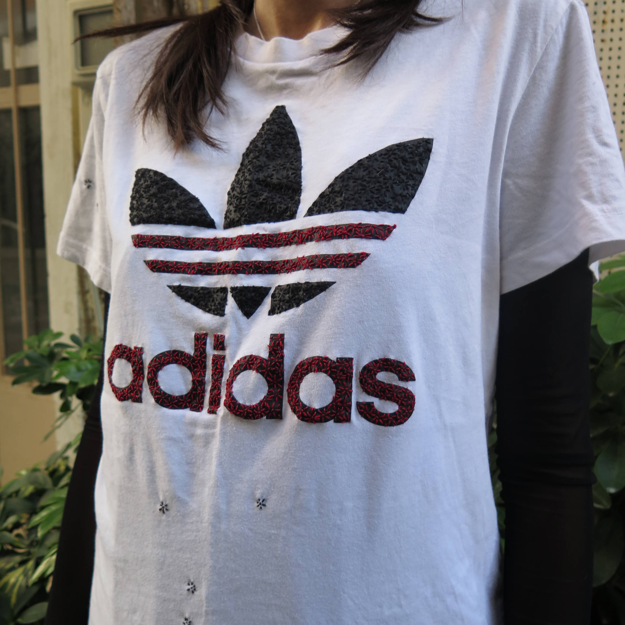 adidas t shirt full hand