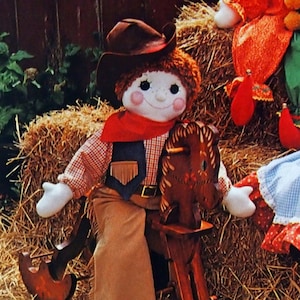Joe - 36-Inch Doll - Heartfelt Friends By Gwen Andrews And The Gingham Goose Uncut Vintage Sewing Pattern Packet 1979