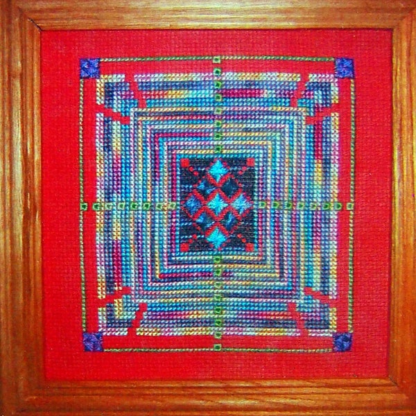 Diamond Maze By Amanda Locking And Treasured Stitches Cross Stitch Pattern Leaflet 2005