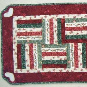 February - Table Runner Of The Month By Cotton Way Vintage Quilted Table Runner Pattern Packet 2003