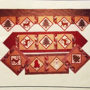 Reindeer Rhapsody By Vicki Arnold, Pat Gates And Sew Many Visions Quilting And Sewing Pattern Packet 2006