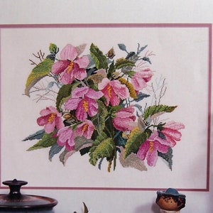 Rose Mallows Von Ginger Gouger Miller And Ginger & Spice Vintage Kreuzstichmuster 1995