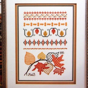Stitches For All Seasons By Stoney Creek Vintage Spiral-Bound Counted Cross Stitch Pattern Book 1995