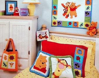 Chambre d'enfant - Winnie l'ourson Disney par Leisure Arts vintage livret de motifs au point de croix 2000