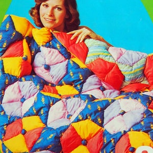 Stuff &#39;N&#39; Puff Quilts By Graphic Enterprises Inc. Vintage Quilt Pattern Booklet 1976