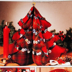 Christmas Decorations McCall&#39;s Crafts 7772 Vintage Uncut Schnittmuster 1995