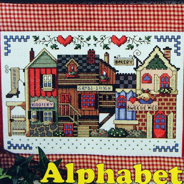 Cross Country Stitching Vintage Counted Cross Stitch Pattern Magazine October 1998