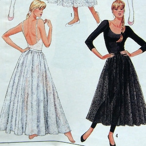 May include: Illustration of five different dress designs. The dresses include a pink top and skirt, a white dress with a pink bow, a black long-sleeve top with a black skirt, and a white dress with a low back. The image has the text "(10-16)" in the upper left corner.