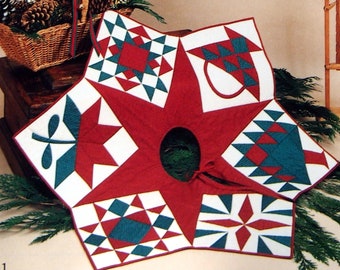 Pieced Tree Skirt #201 By Wild Goose Chase Quilting And Sewing Pattern Packet Undated