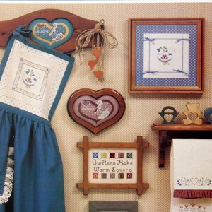 Country Love Collection I by Susan Hearnshaw Gielczyk und Kreuzstich Schrank Vintage KreuzstichMuster Blättchen 1986