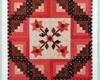 Cabin Flowers By Bloom Creek Quilt Pattern Packet 2009