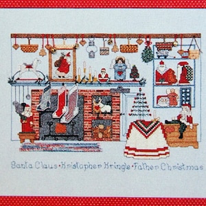 Keeping Christmas Von Pat Thode and Heartstrings Vintage Cross Stitch Pattern Leaflet 1988