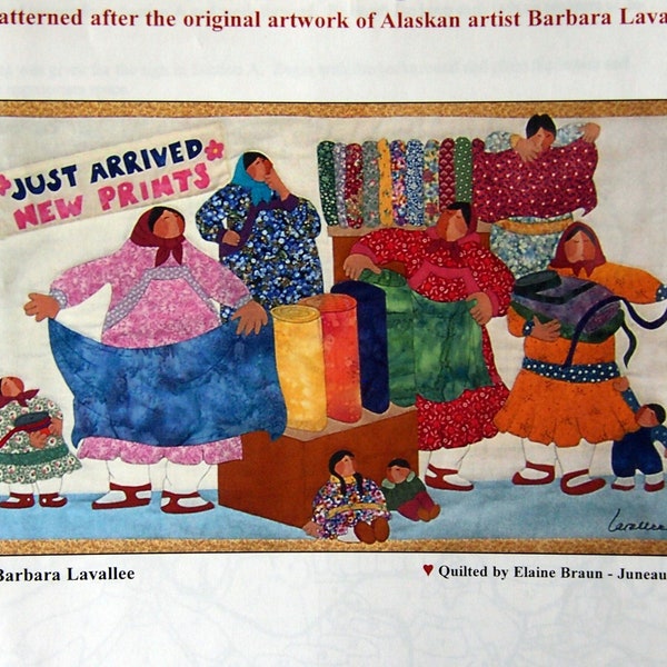 Kuspuks By The Yard By Barbara Lavallee And Changing Tides LLC Applique Quilt Pattern Packet Undated