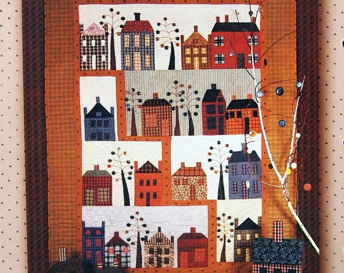 Button Tree Lane by the Pieceable Kingdom Vintage Quilt Pattern Packet ...