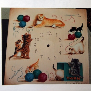 Knittin&#39; Kittens By Linda McFadden Vintage Decorative Painting Pattern Packet 1995