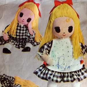 Stuffed Doll McCall&#39;s 9362 Vintage Uncut Sewing Pattern 1968