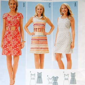 Dress - Size 6 To 16 Burda Young 6653 Uncut Sewing Pattern Undated