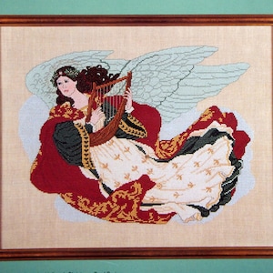 Angel Chorus - From The Hallmark Christmas Card Series Par Gloria - Pat vintage Cross Stitch Pattern Disleter 1988