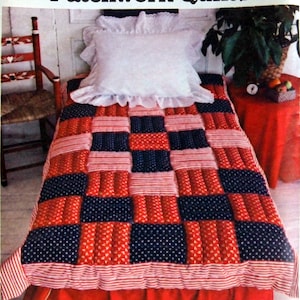 Americana Patchwork Quilts Butterick 4263 Vintage Uncut Sewing Pattern Undated