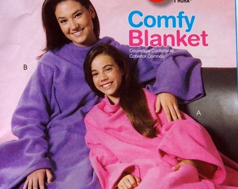 Blankets In Three Lengths - 1 Hour Easy McCall's M5970 Uncut Sewing Pattern 2009
