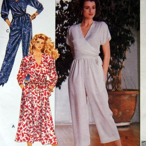 Misses&#39; Top, Skirt & Pants Size 8, 10, 12 Butterick 4119 Vintage Uncut Sewing Pattern 1989