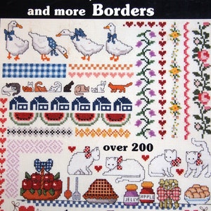 Borders, Borders And More Borders Book Two By Dale Burdett Vintage Cross Stitch Pattern Booklet 1988