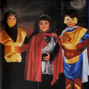 Children's Or Boys' Costumes Sizes XS, S, M And L (2 Through 8) Butterick 5660 Vintage Uncut Sewing Pattern 2001