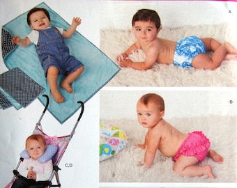 Babies Accessories - Swim Diaper In Three Sizes 0 To 9 Months Simplicity 14781 Uncut Sewing Pattern 2014
