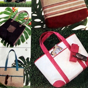 Tote Bags And Cell Phone Case Vogue Accessories 7726 Uncut Sewing Pattern 2003