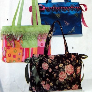 Misses&#39; Totes By McCall&#39;s Stitch &#39;N Save M5164 Uncut Sewing Pattern 2006
