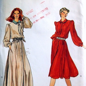 Misses&#39; Dress Size 10 Vogue 7765 Vintage Uncut Sewing Pattern Undated