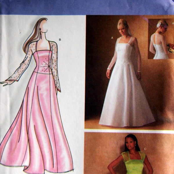 Misses'/Miss Petite Special Occasion Dress In Two Lengths Size 8 To 16 Simplicity 4258 Uncut Sewing Pattern 2006