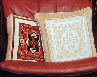 This Is... "Designs In Cross-Point" - Leaflet 2 By Annie Designs Vintage Cross Stitch, Needlepoint And Latch Hook Pattern Booklet 1981