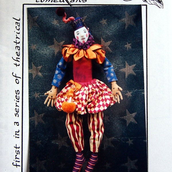 Harlequin - First In A Series Of Theatrical Comedians - A Woman's Toys By Karen Cunagin Vintage Sewing Pattern Packet 1997