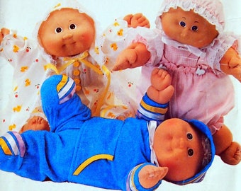 Cabbage Patch Preemies Clothes Butterick 4331 Vintage Uncut Sewing Pattern 1986